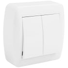 SOLERA - Conmutador doble Serie MURAL 10A 250V