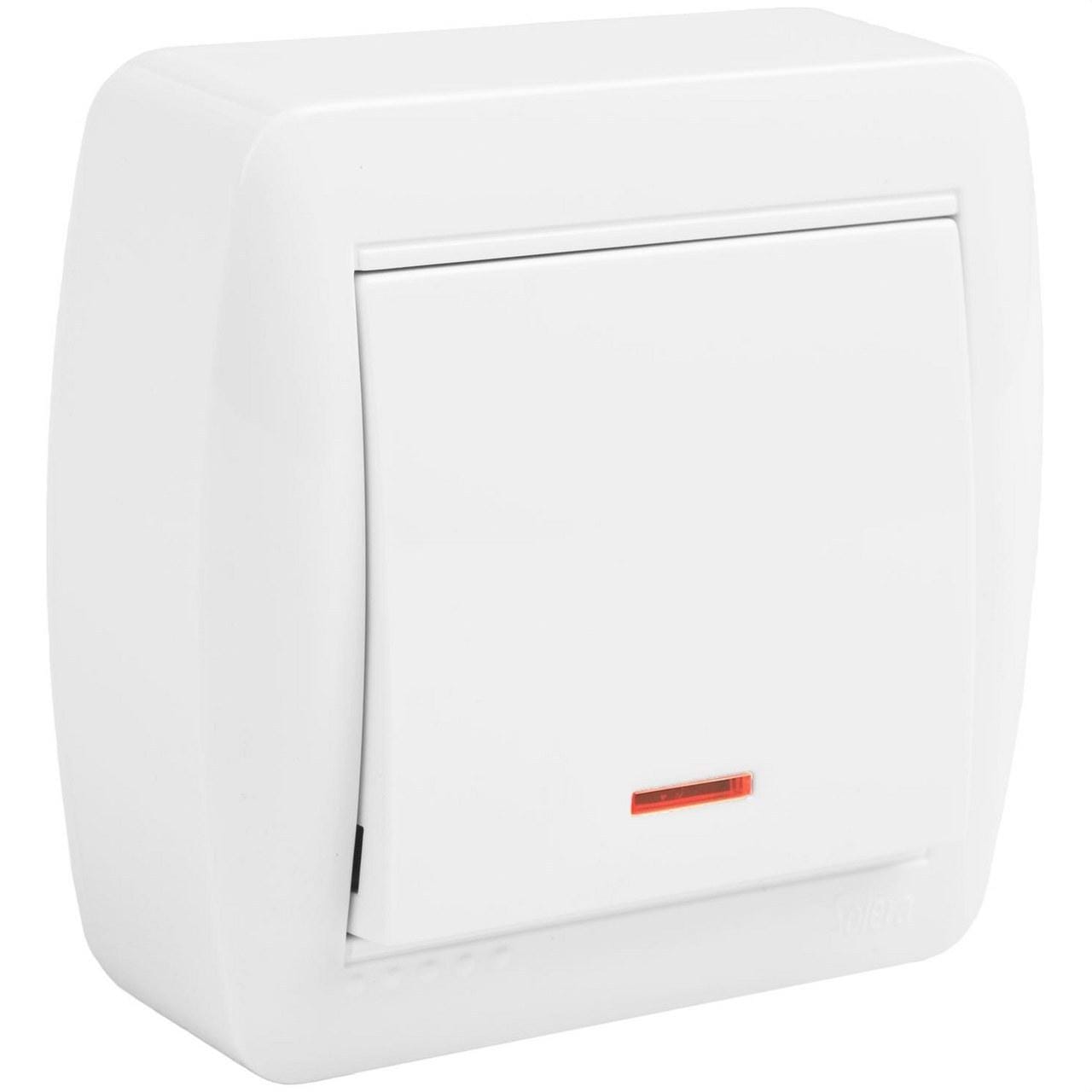 SOLERA - Conmutador unipolar luminoso Serie MURAL 10A 250V