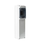 IDE - Cofret para tomas de corriente IP65 1x4 módulos superficie 385x102x105mm