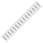 WAGO - Abrazadera marcador cables 25x10mm 1 línea