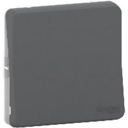 Schneider Electric - Conmutador componible 10A MUREVA STYL gris para instalación en superficie o empotrada (IP55)