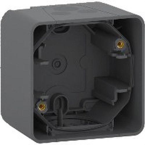 Schneider Electric - Caja MUREVA STYL gris para instalación en superficie horizontal (IP55)