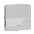 Schneider Electric - Pulsador con portaetiqueta de la gama MUREVA STYL blanco