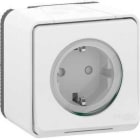 Schneider Electric - Base enchufe schuko de la gama MUREVA STYL color blanco