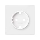 SIMON - Tapa SIMON 100 para base enchufe schuko blanco mate