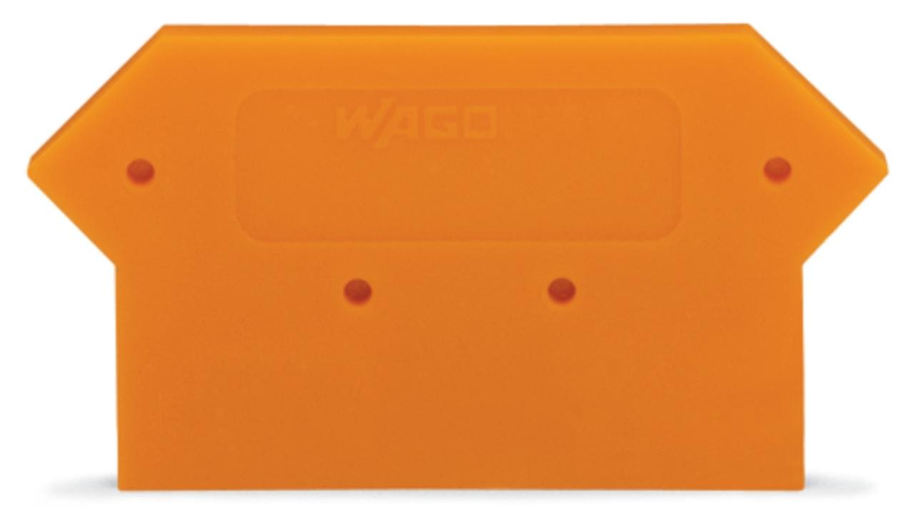 WAGO - Placa final Serie 282 separadora frontal gris