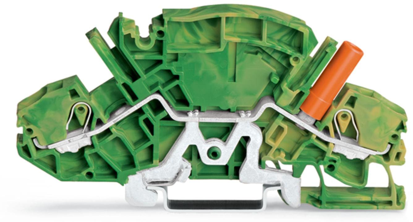 WAGO - Borne tierra Serie 2007 6mm² verde amarillo