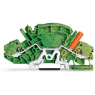 WAGO - Borne tierra Serie 2007 6mm² verde amarillo