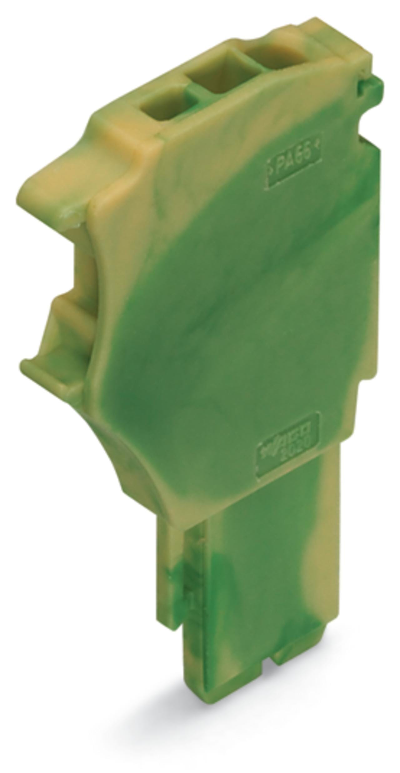 WAGO - Módulo base Serie 2020 1 conductor verde amarillo