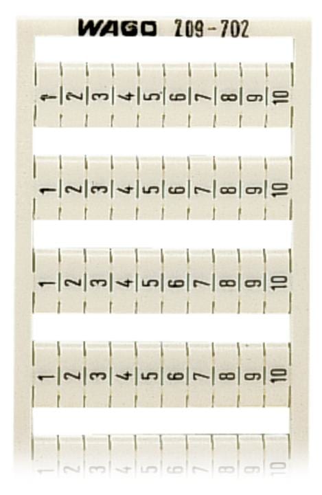 WAGO - Sistema marcaje WMB vertical 4mm 1...10 (10x)