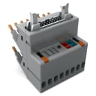 WAGO - Adaptador Serie 857 14P 24V DC 1A 2,5A salida de conmutación positiva