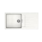 ROCA - Fregadero reversible 2 cubetas+2 orificios 860x500x200 blanco