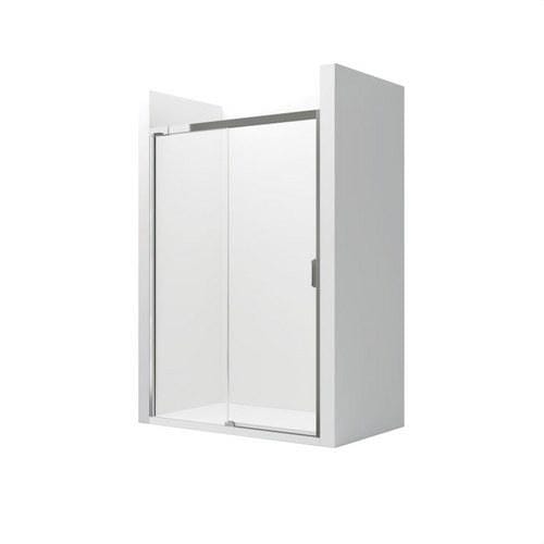 ROCA - Mampara frontal NARAY L2-E 1600x1950 transparente/plata