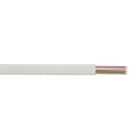 GESCABLE - Cable plano telefónico cobre 4x0,14 marfil (Rollo 100m)