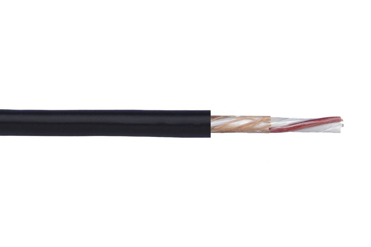 GESCABLE - Cable microfónico audio redondo 2x0,25 (Rollo 100m)