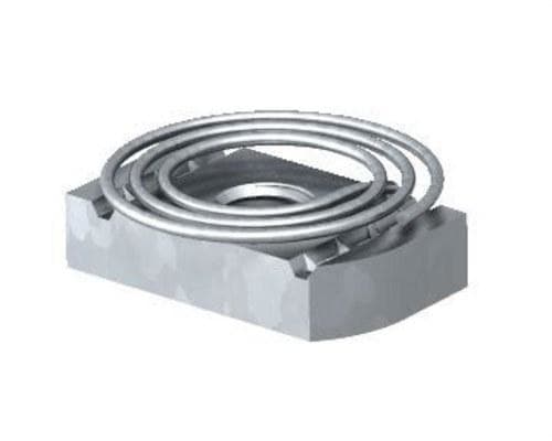 OBO BETTERMANN - Tuerca deslizante con muelle perfil MS4121/4141 M8-F