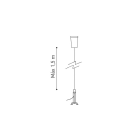 ARKOSLIGHT - Kit suspensión para TRACK 230V 1L negro