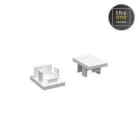 LEDS-C4 - Juego tapa final TRIMLESS TAGLIO-50 blanco (2 unidades)