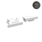 LEDS-C4 - Juego tapa final TRIM TAGLIO-35 blanco (2 unidades)