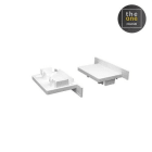 LEDS-C4 - Juego tapa final TRIMLESS TAGLIO-50 blanco (2 unidades)