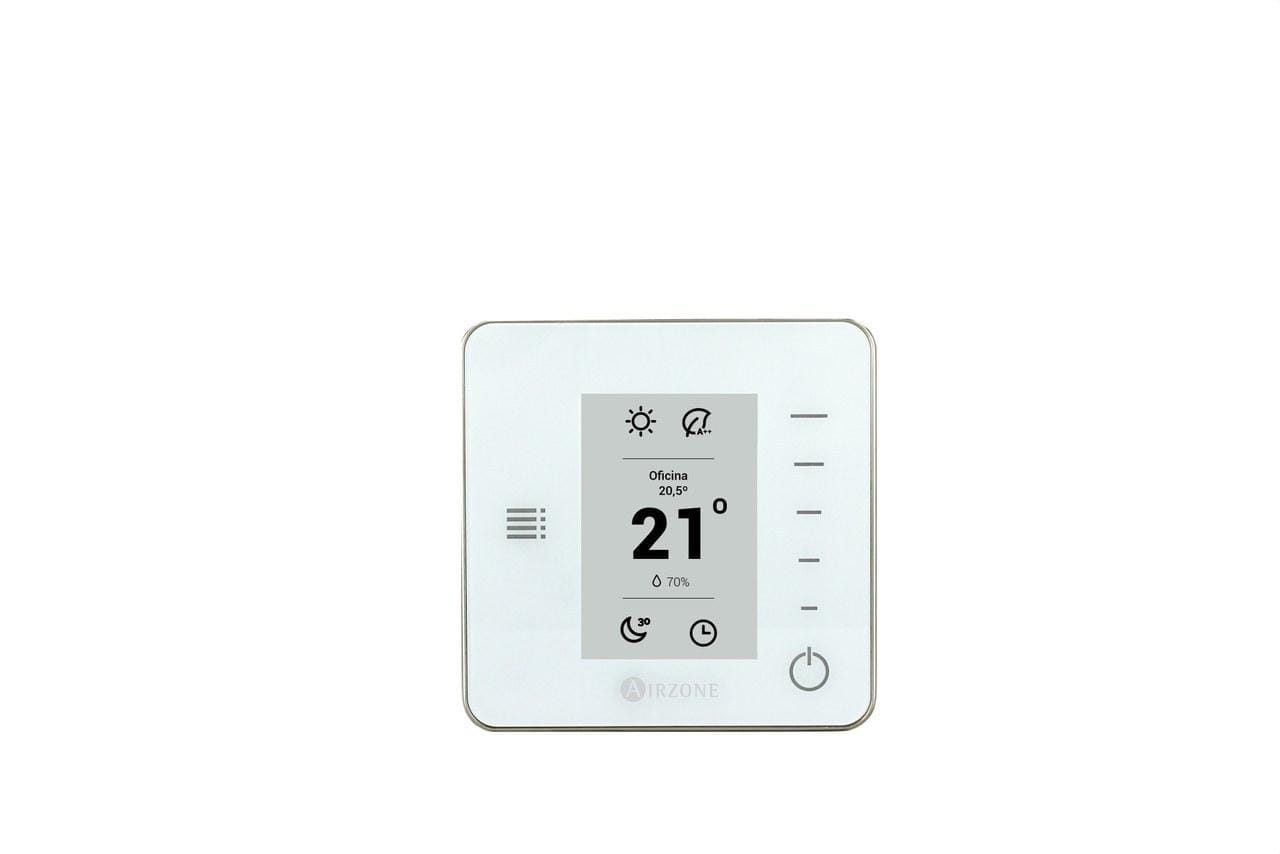 AIRZONE - Termostato RADIANT365 monocromo THINK 8 zonas radio blanco