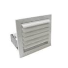AIRZONE - Rejilla inteligente lama curva 1 dirección 350x150 blanco tornillo motorizada T/N