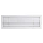 AIRZONE - Rejilla lineal lama fijo 0º 2000x150 clip tramo blanco