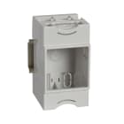 LEGRAND - Soporte para mecanismos Mosaic 2 módulos - 2,5 módulos DIN 17,5mm