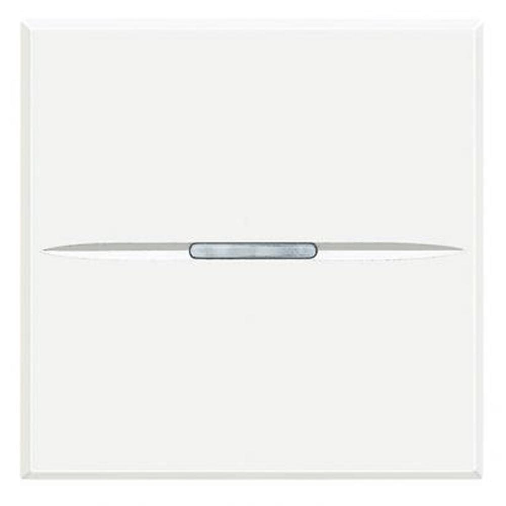 BTICINO - Conmutador axial Axolute iluminable 16 AX-250 V~ - borne auto - 2 módulos - Blanco