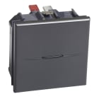 BTICINO - Interruptor axial Axolute iluminable 16 AX-250 V~ - borne auto - 2 módulos - Antracita