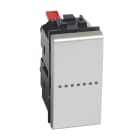 BTICINO - Conmutador axial Livinglight 16 AX-250 V~ - borne auto - Iluminable - 1 módulo - Tech