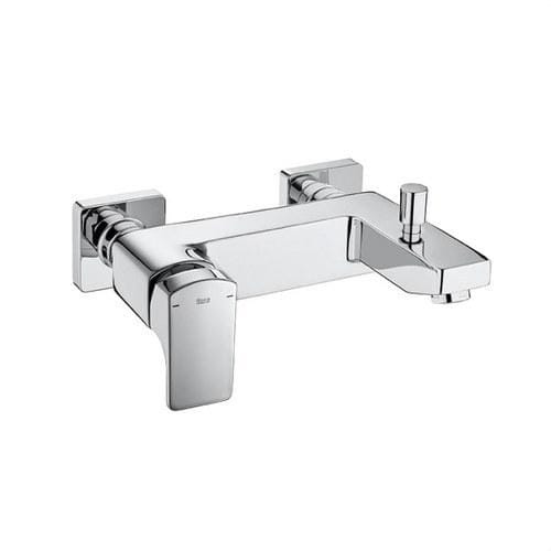 ROCA - Mezclador exterior L90 para baño-ducha con inversor automático con retención cromado