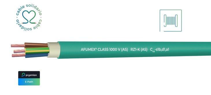 PRYSMIAN - Cable AFUMEX Class 1000 V (AS) RZ1-K (AS) Cca-s1b,d1,a1 3G2,5 BOBINA