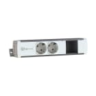 MMCONECTA - Regleta Easyblock BASIC 2 schukos huecos blanco nieve
