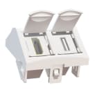 MMCONECTA - Módulo inclinado 45x45 HDMI/USB H - H grafito