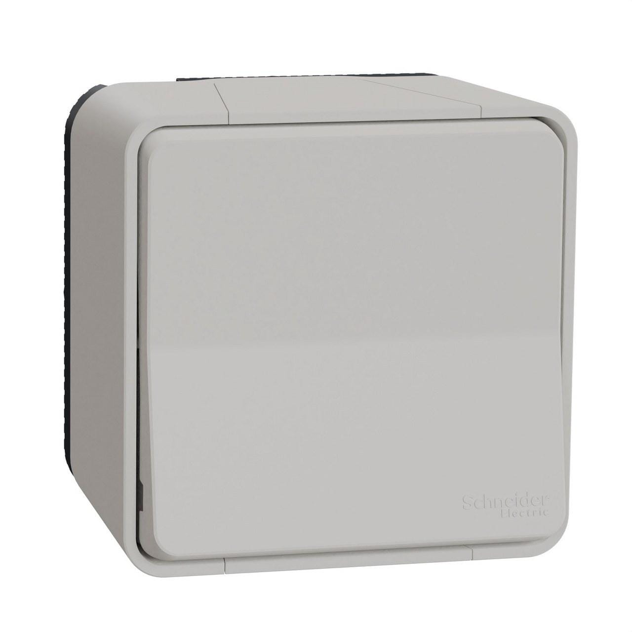 Schneider Electric - CONMUTADOR SUPERFICIE BLANCO
