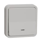 Schneider Electric - Pulsador empotrado con LED blanco