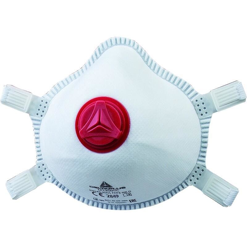 DELTA PLUS - Juego mascarilla filtrante FFP3 con válvula (5u)