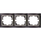 SOLERA - Marco 3 elementos 225x81x10 negro