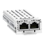 Schneider Electric - Tarjeta de comunicación ETHERNET IP/MODBUS TCP/MULTIDRIVE-LINK doble puerto RJ45