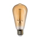 PRILUX - LLED.FISENSE GOLD DROP BASIC,7,5W POT.230Vac,UN FLUJO 760lm 2.500K.FIL.LED APTO