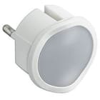 LEGRAND - Luz nocturna tranquilizante con distintos modos de uso: automático o manual. Blanco