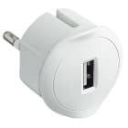 LEGRAND - Accesorio toma USB 5V 1,5A. 2P 10A, tamaño reducido. Blanco