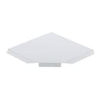 PEMSA - Tapa para la protección de la curva 90° Click de la bandejas Pemsaband® e Inducanal®, ancho 100 mm, en acero inoxidable AISI 304