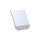 PEMSA - Tapa para el cambio de nivel convexo Click de las bandejas Pemsaband® e Inducanal®, ancho 100 mm, en acero inoxidable AISI 304