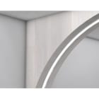 Sin Marca - Perfil de aluminio flexible TSL-SF1 para montaje en superficies curvas o irregulares