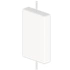 UNEX - Tapa final de 45x75 mm Unex en U24X color blanco