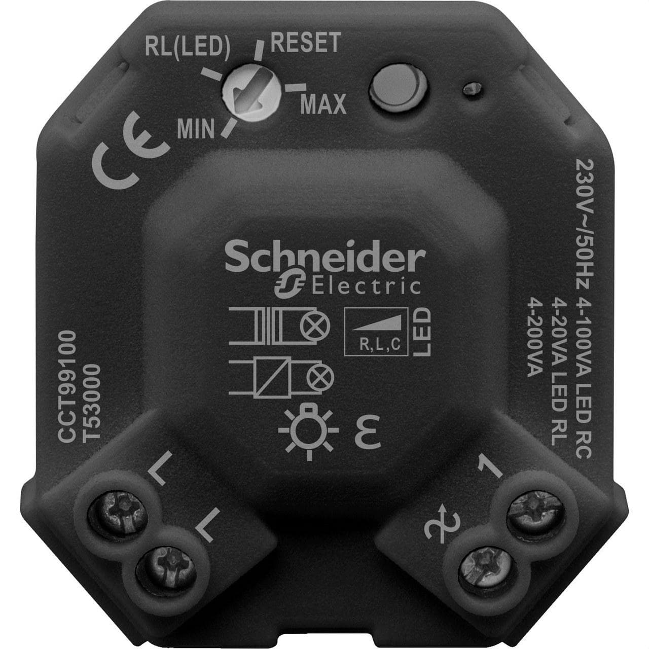 Schneider Electric - Regulador pastilla lámparas LED 4-100 VA