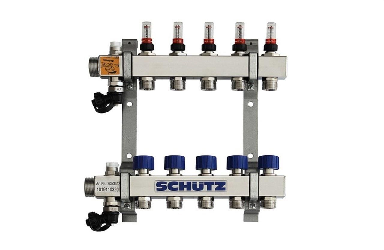 SCHUTZ - Colector CONFORT-90-3 3 circuitos acero inoxidable