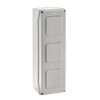 IDE - Cofret IP65 módulo adicional 3 tapas lisas